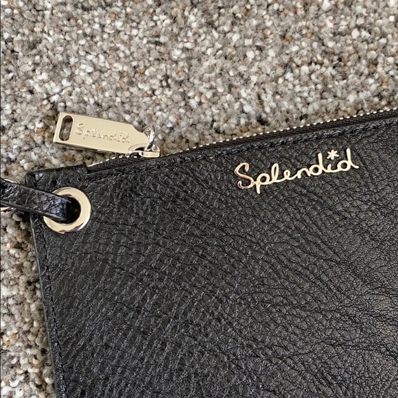 Splendid black clutch/wristlet, like new. - Picture 2 of 4